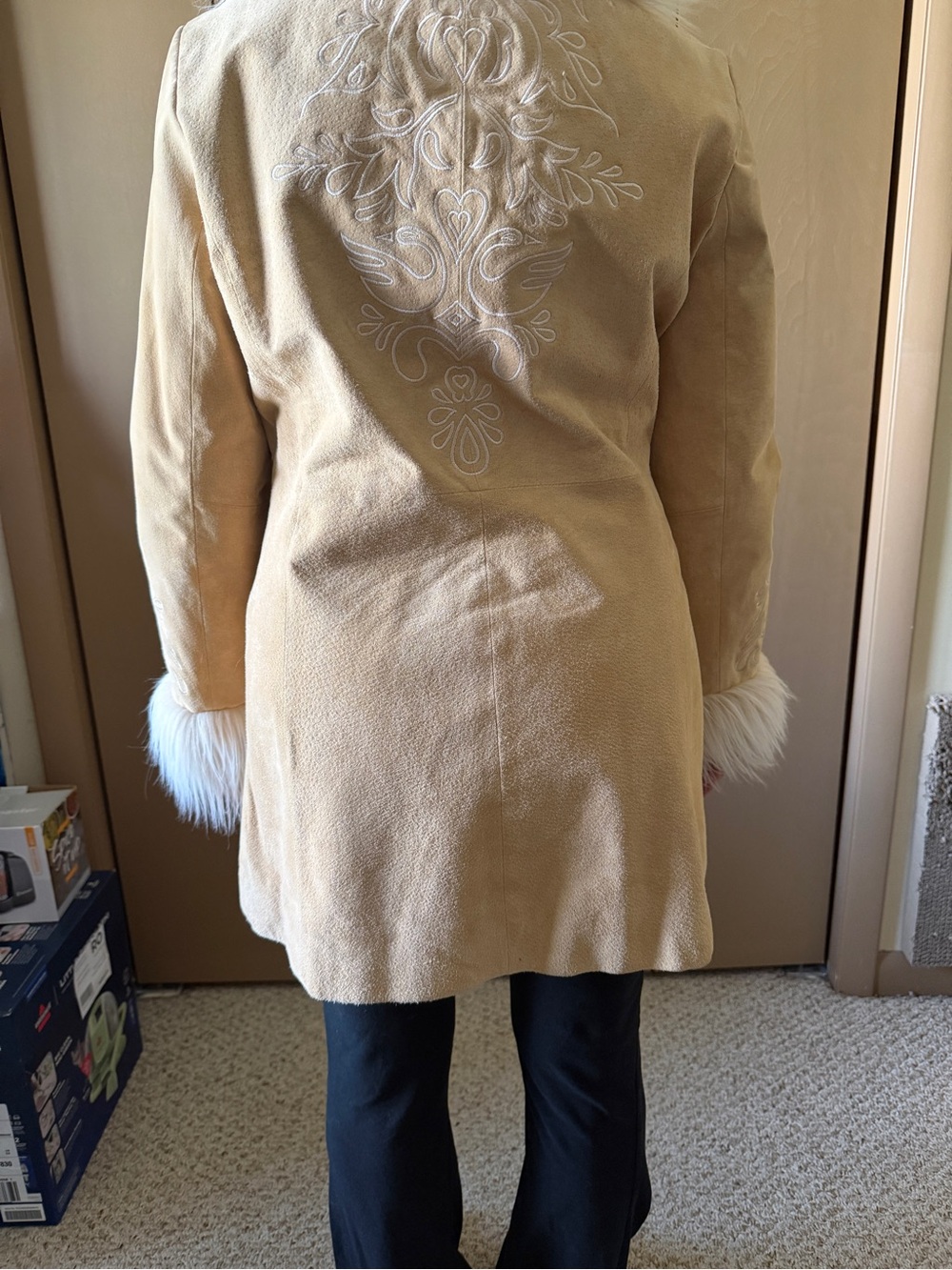 Mixit 100% Suede Penny Lane Coat - Picture 11 of 11